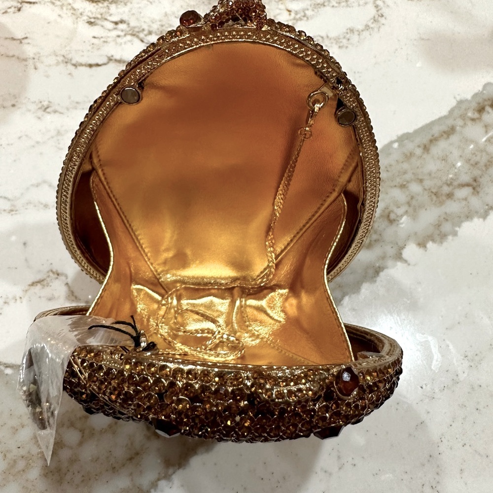 Swarovski Elements Sparkling Gold & Ruby Red Lady… - image 4